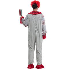 Erwachsene Clown Cosplay Kostüm Jumpsuit Outfits Halloween Karneval Anzug