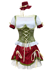 Damen Oktoberfest München Bierfest Kleid Halloween Karneval Party Anzug