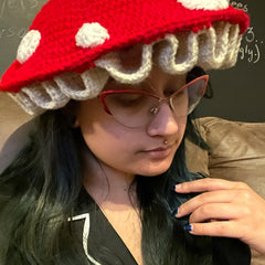 Erwachsene Hut Halloween Party Kopfschmuck Warm Pilzmütze Häkelmütze