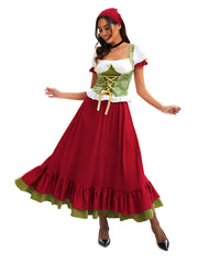 Damen Oktoberfest München Bierfest Kleid Halloween Karneval Party Anzug
