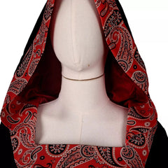 Damen Mittelalterliches langes Kleid Cosplay Viktorianisch Vintage Kapuzenkleider