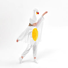 Halloween Eltern-Kind Mädchen und Jungen Schwan Tier Kostüm Performance cosplay Kostüm