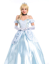 Damen Palast Prinzessin Kleid Sissi Hofkleid Halloween Kostüm