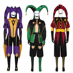 Erwachsenen-Zirkuskostüm The Freak Circus Kostüm Joker Halloween Karneval Cosplay Clown-Outfit