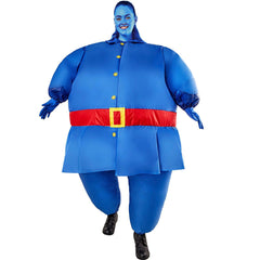 Kinder unisex Charlie Und Die Schokoladenfabrik Chubby Blueberry Aufblasbare cosplay kostüm Outfits Halloween Karneval Anzug