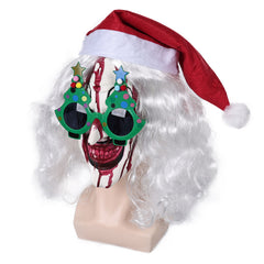 art the clown Halloween Karneval Kostüm Zubehör Christbaumbrille Latex Maske Gläser für den Weihnachtsbaum