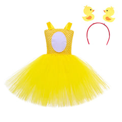Kinder Mädchen TUTU Fuchs Kleid Set Mesh Rock Cosplay Kostüm Outfits Halloween Karneval Anzug