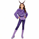Zoomania Kinder Mädchen Gazelle lila Cosplay Kostüm Halloween Karneval Party Anzug