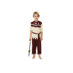 Halloween Kostüme für Erwachsene Grau-Weiß Indianer Kostüm Wilden-Kleidung für Herren & Damen