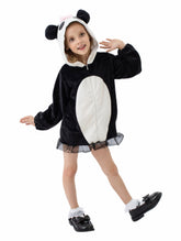 Kinder Mädchen Pandakleid Cosplay Tier Kostüm Outfits Halloween Karneval Anzug