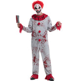 Erwachsene Clown Cosplay Kostüm Jumpsuit Outfits Halloween Karneval Anzug