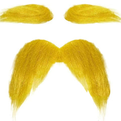 Damen 80 90er Jahre Neon Party Perücke Herzförmige Sonnenbrille Halskette Halloween Karneval Kostüm Zubehör