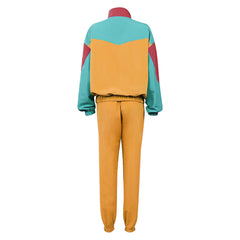 Damen 80er Jahre Trainingsanzug Cosplay Kostüm Outfits Halloween Karneval Anzug