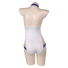 Damen Agnetha Faltskong Bademode Cosplay Kostüm Outfits Halloween Karneval Anzug Badeanzüge ABBA