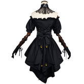 Damen Ani Kleid Cosplay Kostüm Gothic Kleid Halloween Karneval Party Anzug
