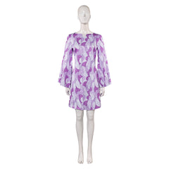 Damen Hippie Cosplay Kostüm Outfits Halloween Karneval Anzug Retro Kleid