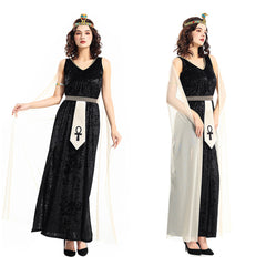 Damen Kleid Ägyptische Pharaonin Kostüm für Halloween & Fasching Karneval und Partys