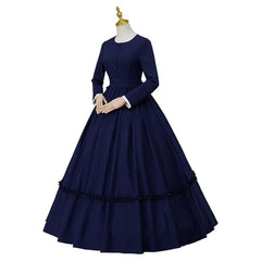 Damen Mittelalterlich Viktorianisch Retro Kleid Cosplay Kostüm Outfits Halloween Karneval Anzug