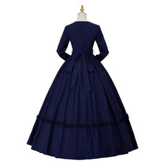 Damen Mittelalterlich Viktorianisch Retro Kleid Cosplay Kostüm Outfits Halloween Karneval Anzug