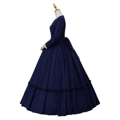 Damen Mittelalterlich Viktorianisch Retro Kleid Cosplay Kostüm Outfits Halloween Karneval Anzug