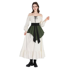 Damen Renaissance Victoria Cosplay Kostüm Outfits Halloween Karneval Anzug