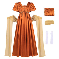 Damen Victoria Mittelalterliches Kleid Cosplay-Kostüm für Halloween, Karneval und Partys
