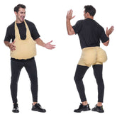 Erwachsene Cosplay Kostüm Outfits Halloween Karneval Anzug Weihnachten gefälschte Bauch schwanger