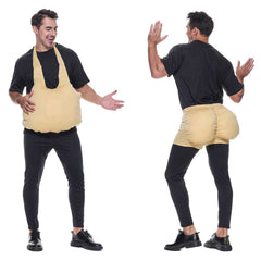 Erwachsene Cosplay Kostüm Outfits Halloween Karneval Anzug Weihnachten gefälschte Bauch schwanger