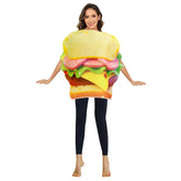 Erwachsene hamburger Cosplay Kostüm Halloween Karneval Party Anzug