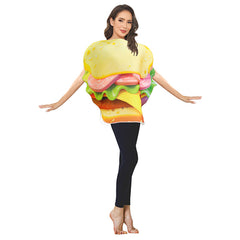 Erwachsene hamburger Cosplay Kostüm Halloween Karneval Party Anzug
