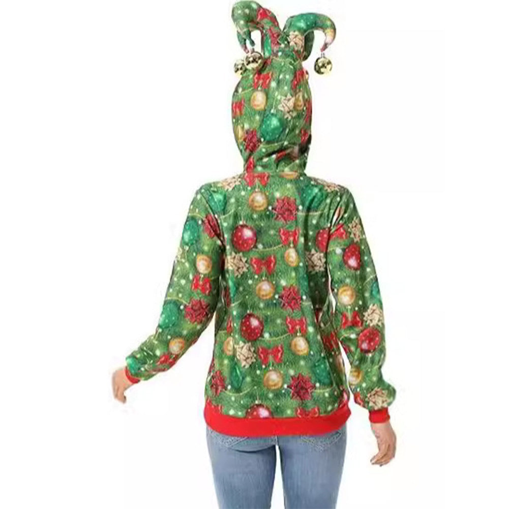 Erwachsene Hoodie Cosplay Kostüm Outfits Halloween Karneval Anzug Weihnachten