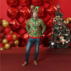 Erwachsene Hoodie Cosplay Kostüm Outfits Halloween Karneval Anzug Weihnachten