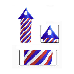 Erwachsene Schwamm Kostüm Cosplay Kostüm Halloween Karneval Party Anzug Unabhängigkeitstag gestreift Salut Kanone Digitaldruck