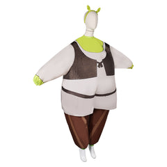 Erwachsene unisex Cosplay Kostüm Outfits Halloween Karneval Anzug Aufblasbare Anzüge Shrek cos