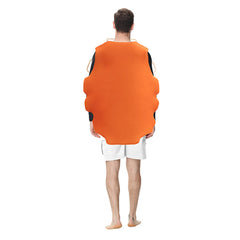Erwachsene Unisex Halloween Karneval Party Anzug Kürbis Granate Cosplay Kostüm