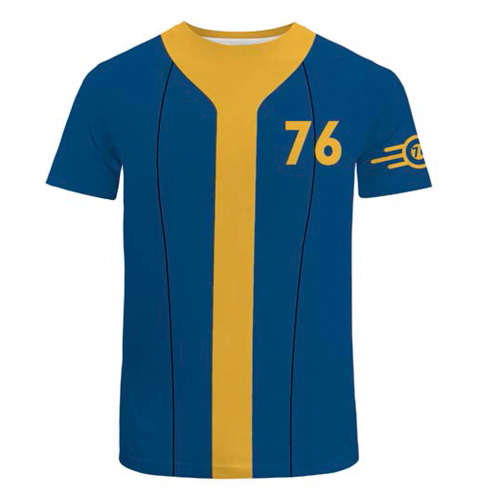 Fallout 76 T-shirt Cosplay Kostüm Outfits Halloween Karneval Anzug Game