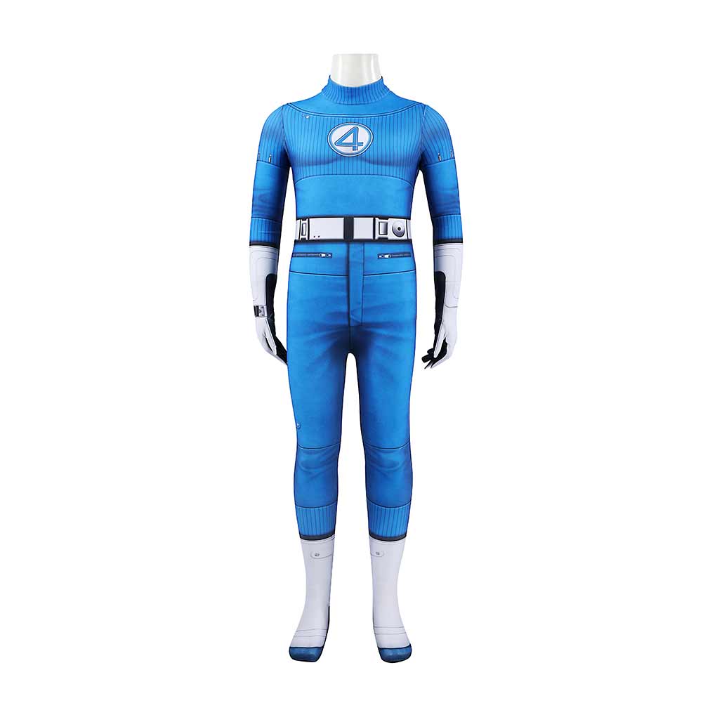 Fantastic Four Kinder Mr. Fantastic Reed Richards Cosplay Kostüm Outfits Halloween Karneval Anzug
