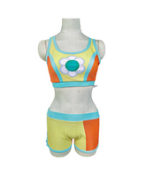 Daisy Mario Kart World Outfit Damen Bademode 2tlg. Badeanzug