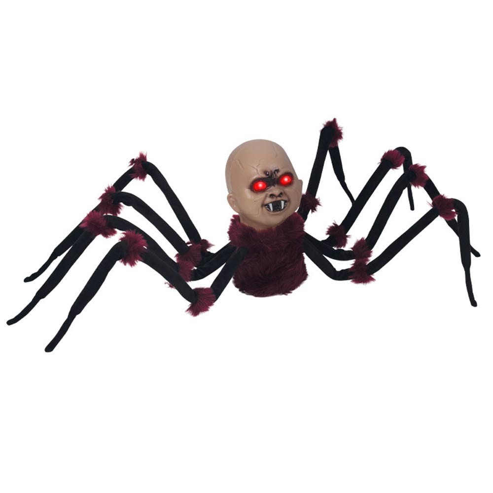 Geister Halloween Karneval Kostüm Zubehör Spinne Elektrisch Plüsch Spinne