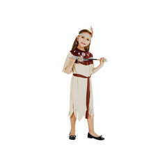 Halloween Kostüme für Erwachsene Grau-Weiß Indianer Kostüm Wilden-Kleidung für Herren & Damen