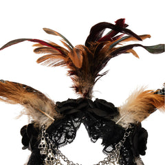 Gothic Kopfbedeckung Halloween Karneval Kostüm Zubehör Halloween Horn Hair Hoop