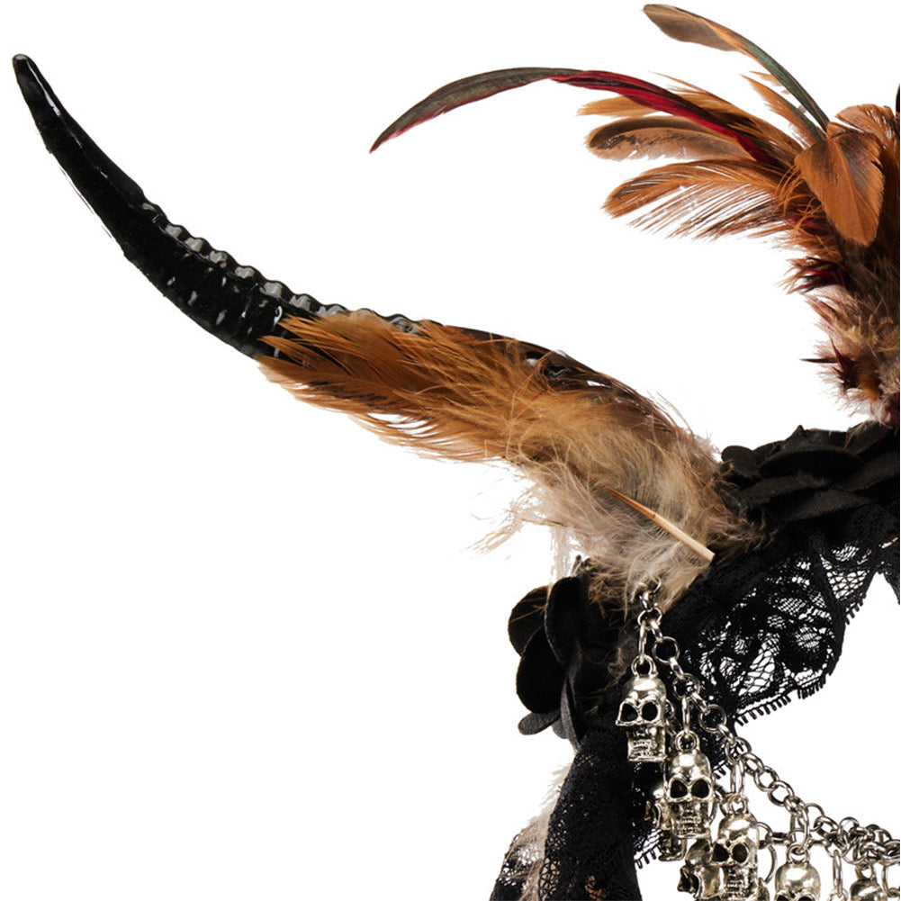 Gothic Kopfbedeckung Halloween Karneval Kostüm Zubehör Halloween Horn Hair Hoop