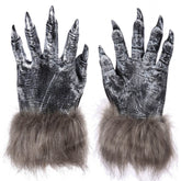 Halloween Karneval Kostüm Zubehör Werwolf Handschuhe Krallen