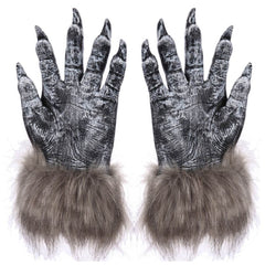 Halloween Karneval Kostüm Zubehör Werwolf Handschuhe Krallen