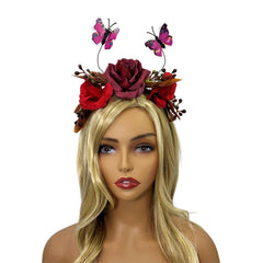 Halloween Schmetterling Simulation Blume Hair Hoop Geist Festival Dead Day Party Kopfbedeckung Halloween Karneval Kostüm Zubehör