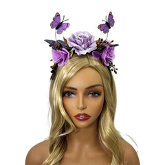 Halloween Schmetterling Simulation Blume Hair Hoop Geist Festival Dead Day Party Kopfbedeckung Halloween Karneval Kostüm Zubehör