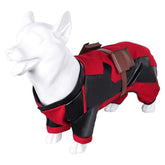 Haustier Cosplay Kostüm Outfits Halloween Karneval Anzug Deadpool Hund