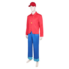 Herren Benjamin Blümchen Cosplay Kostüm Halloween Karneval Party Anzug