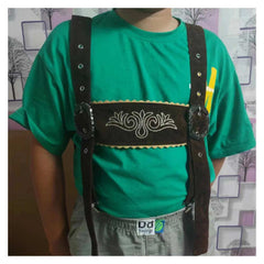 Herren Bierfest Bestickter Riemen Halloween Karneval Kostüm Zubehör