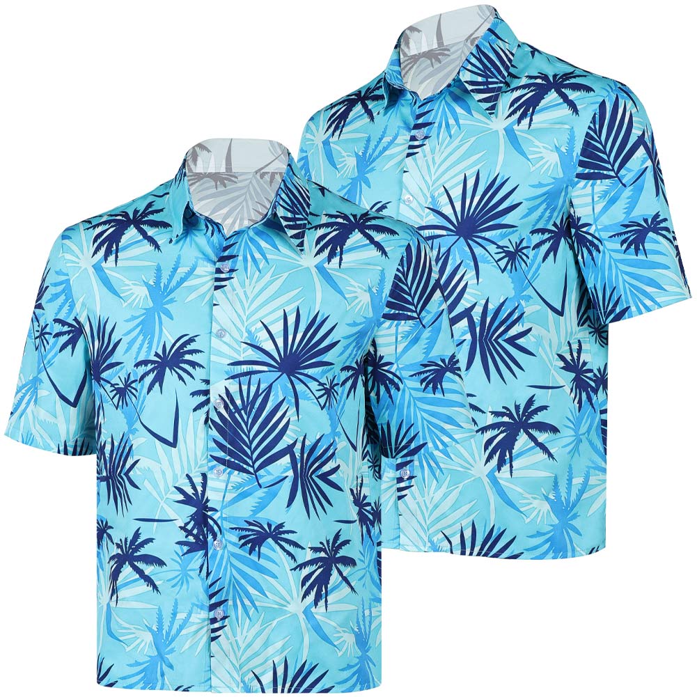 Herren blau Shirt Cosplay-Kostüm für Halloween, Karneval und Partys – Lucia Caminos GTA